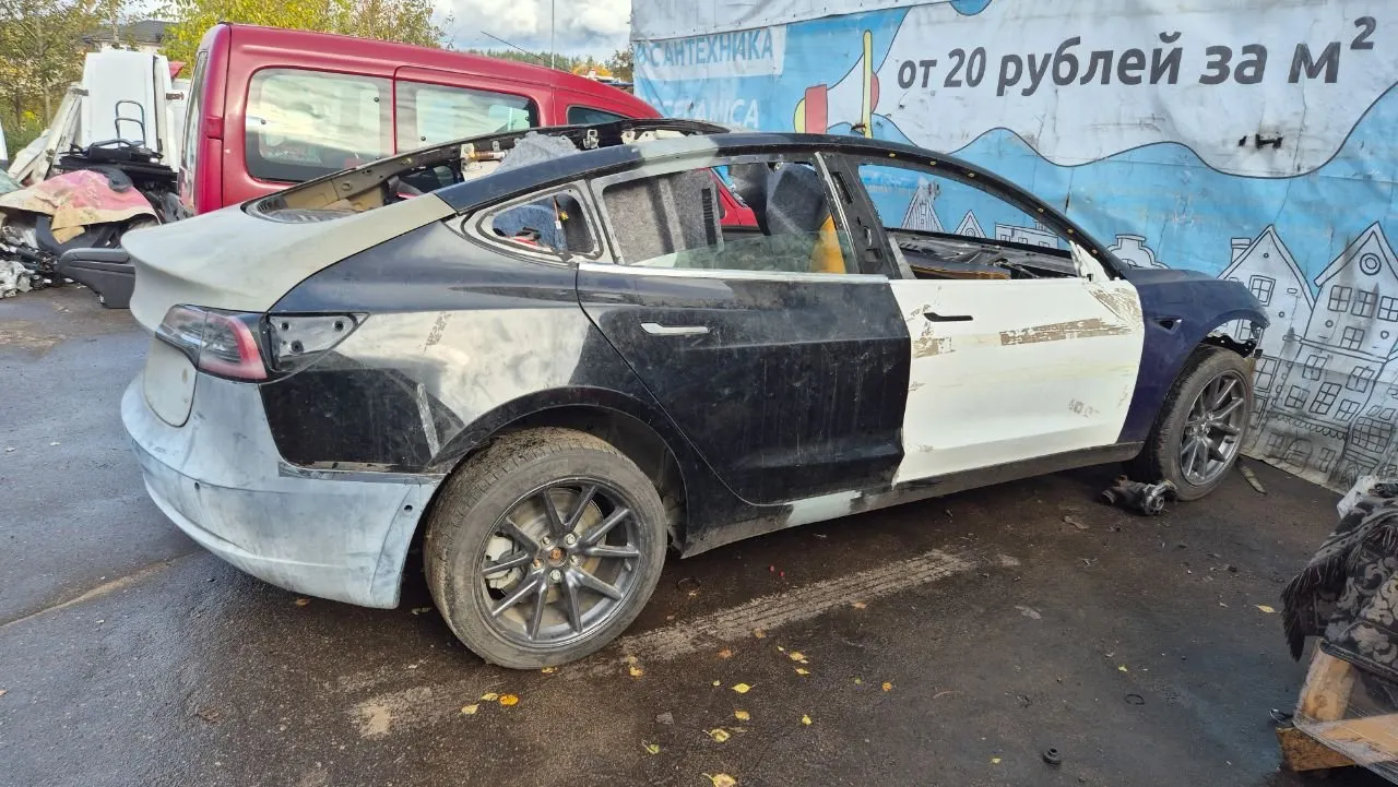 задняя часть кузова Tesla Model 3 1 поколение