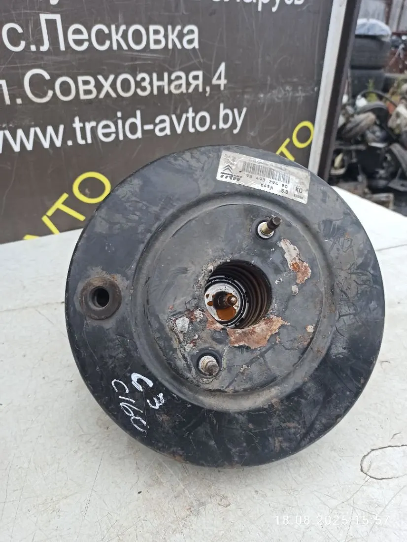 вакуумный усилитель тормозов Citroen C3 1 поколение 9649329480