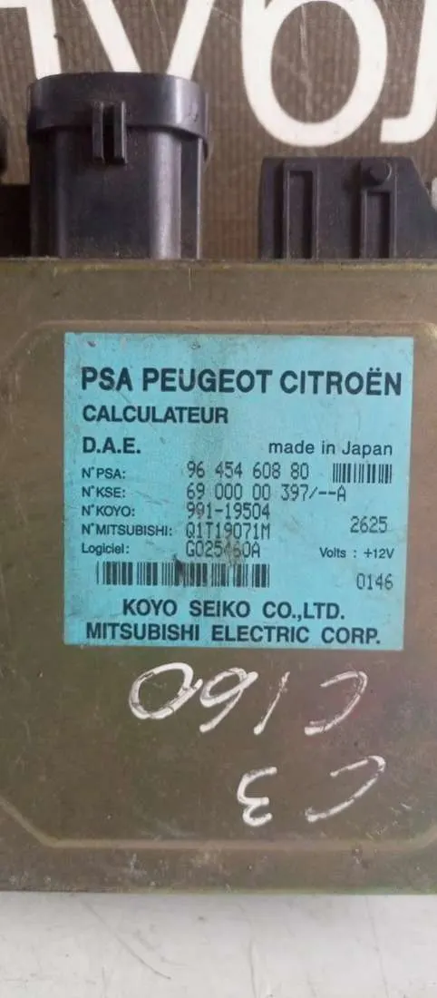 блок управления рулевой рейки Citroen C3 1 поколение 9645460880 — фото 3