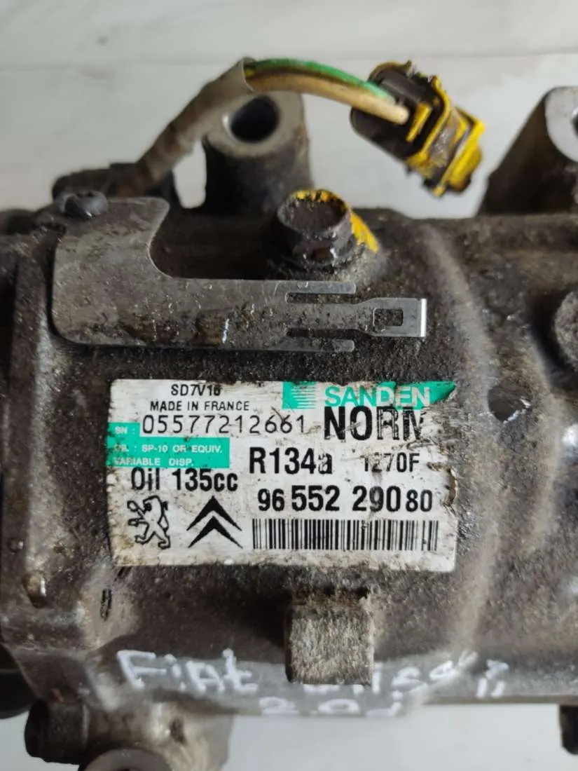 компрессор кондиционера 9655229080 Fiat Ulysse 2 поколение Артикул IMP-260602-06916