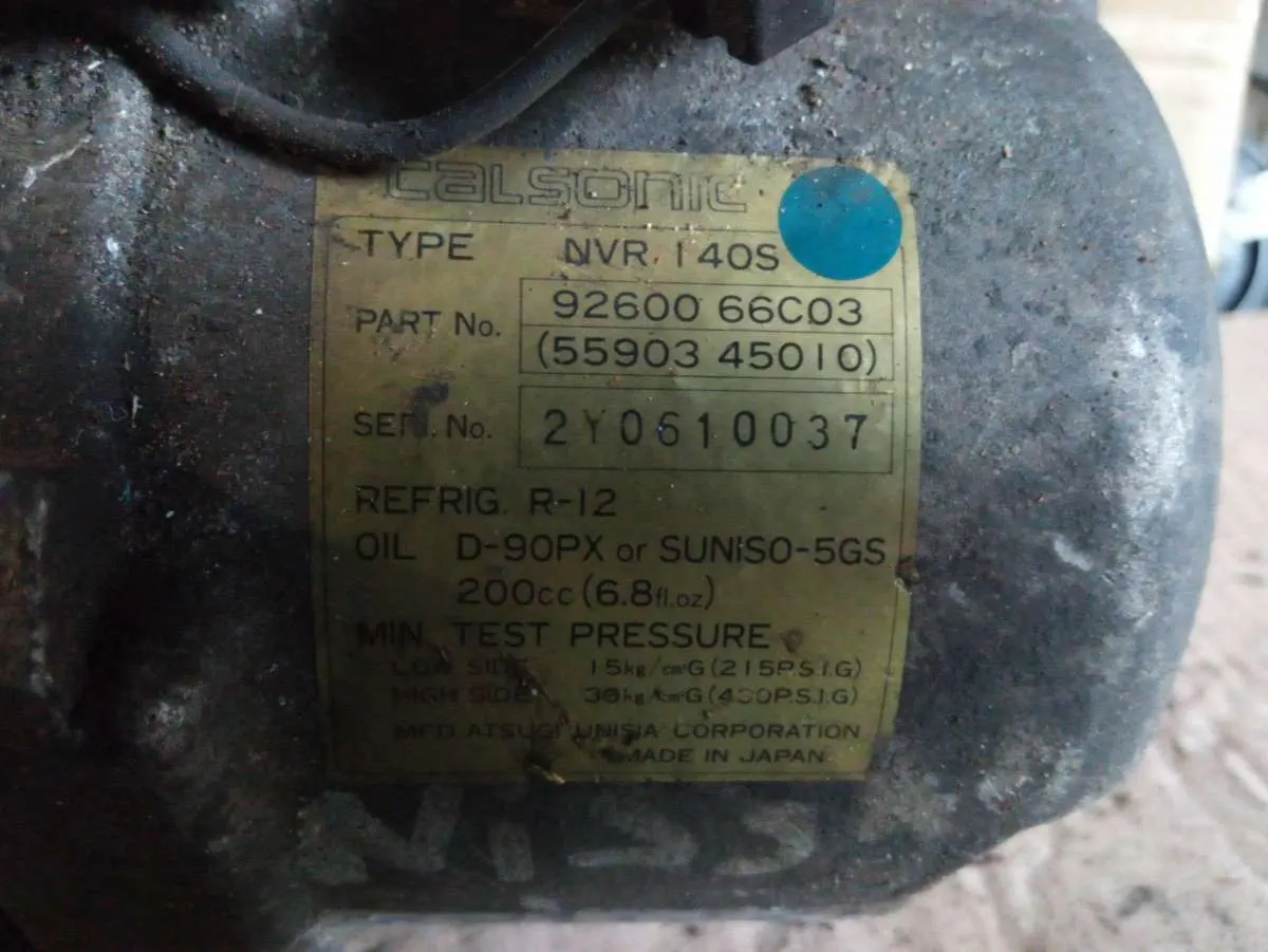 компрессор кондиционера Nissan Terrano 1 поколение 9260066C03 — фото 4