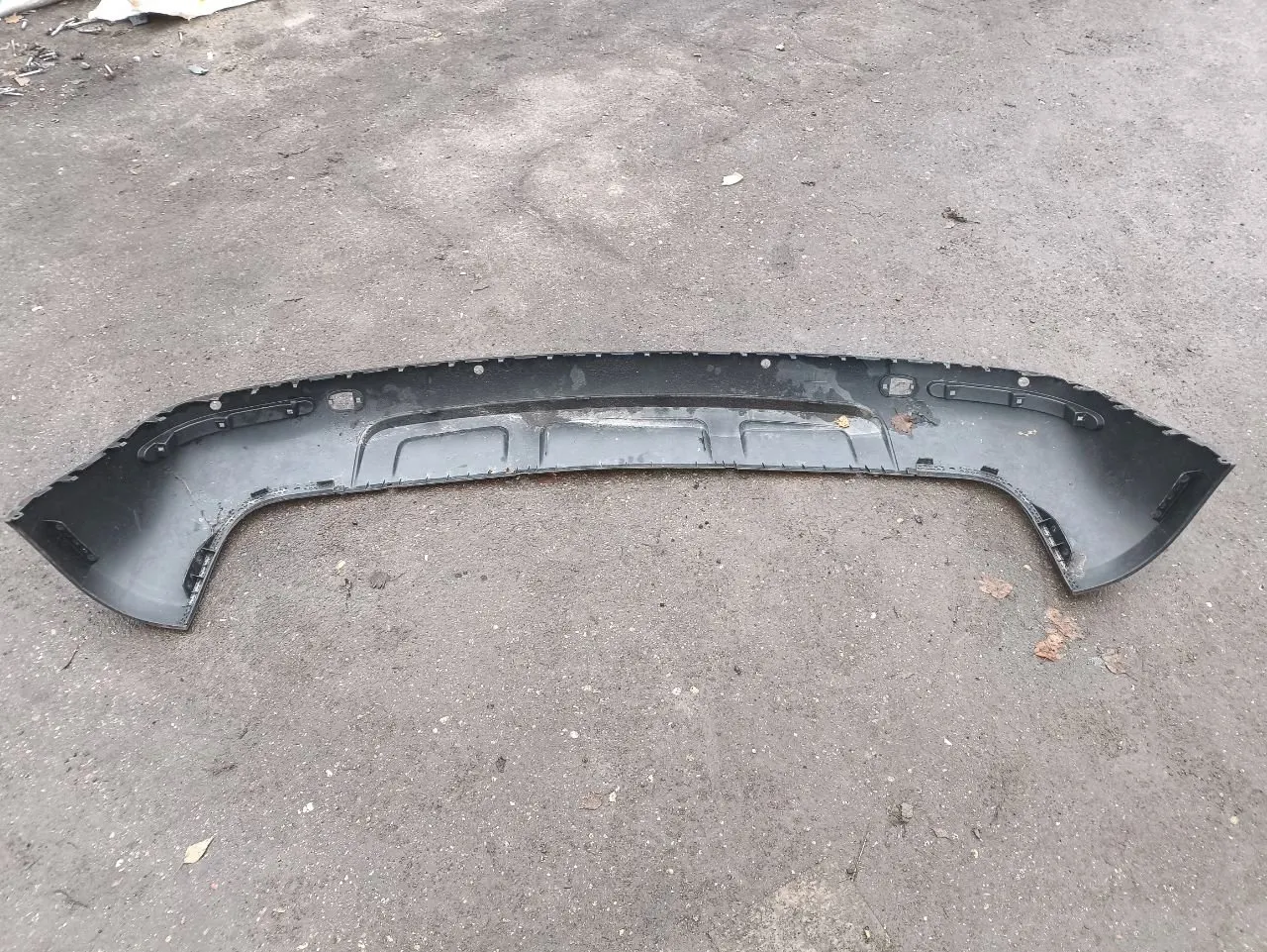 Накладка (юбка) заднего бампера 7L6807521D Volkswagen Touareg 1 поколение Артикул IMP-260602-12267