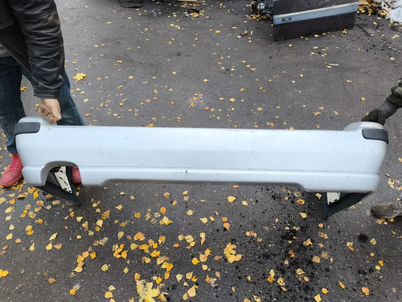 Заглушка (решетка) в бампер задний Volvo V70 1 поколение