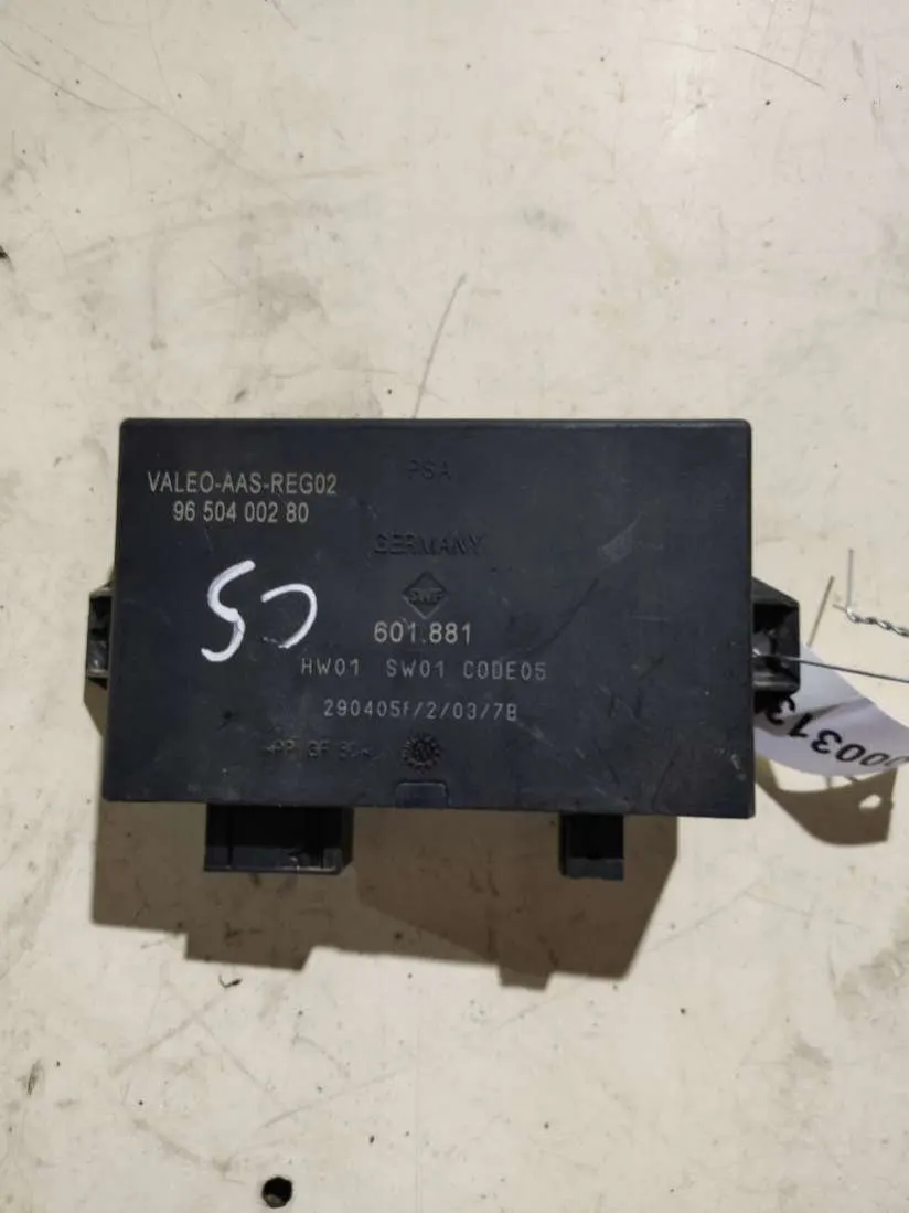 блок управления парктрониками Citroen C5 1 поколение 9650400280