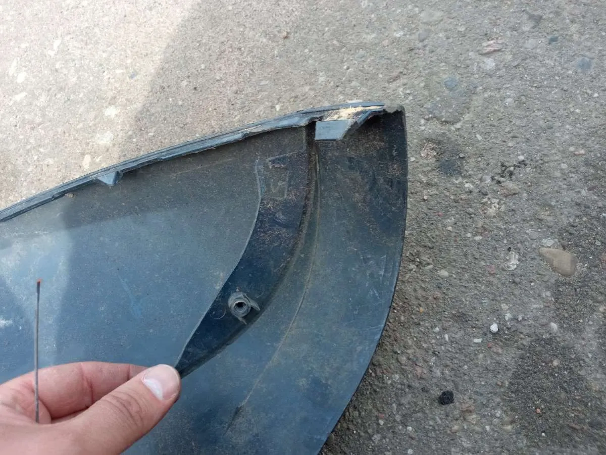 Накладка (юбка) переднего бампера Audi Q5 1 поколение (8R) Артикул IMP-260602-07861
