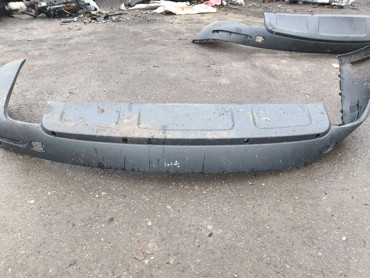 Накладка (юбка) заднего бампера 7L6807521P Volkswagen Touareg 1 поколение Артикул IMP-260602-12265