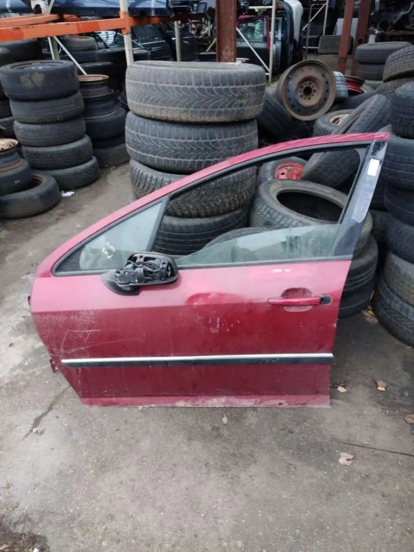 Дверь передняя левая Peugeot 407 1 поколение