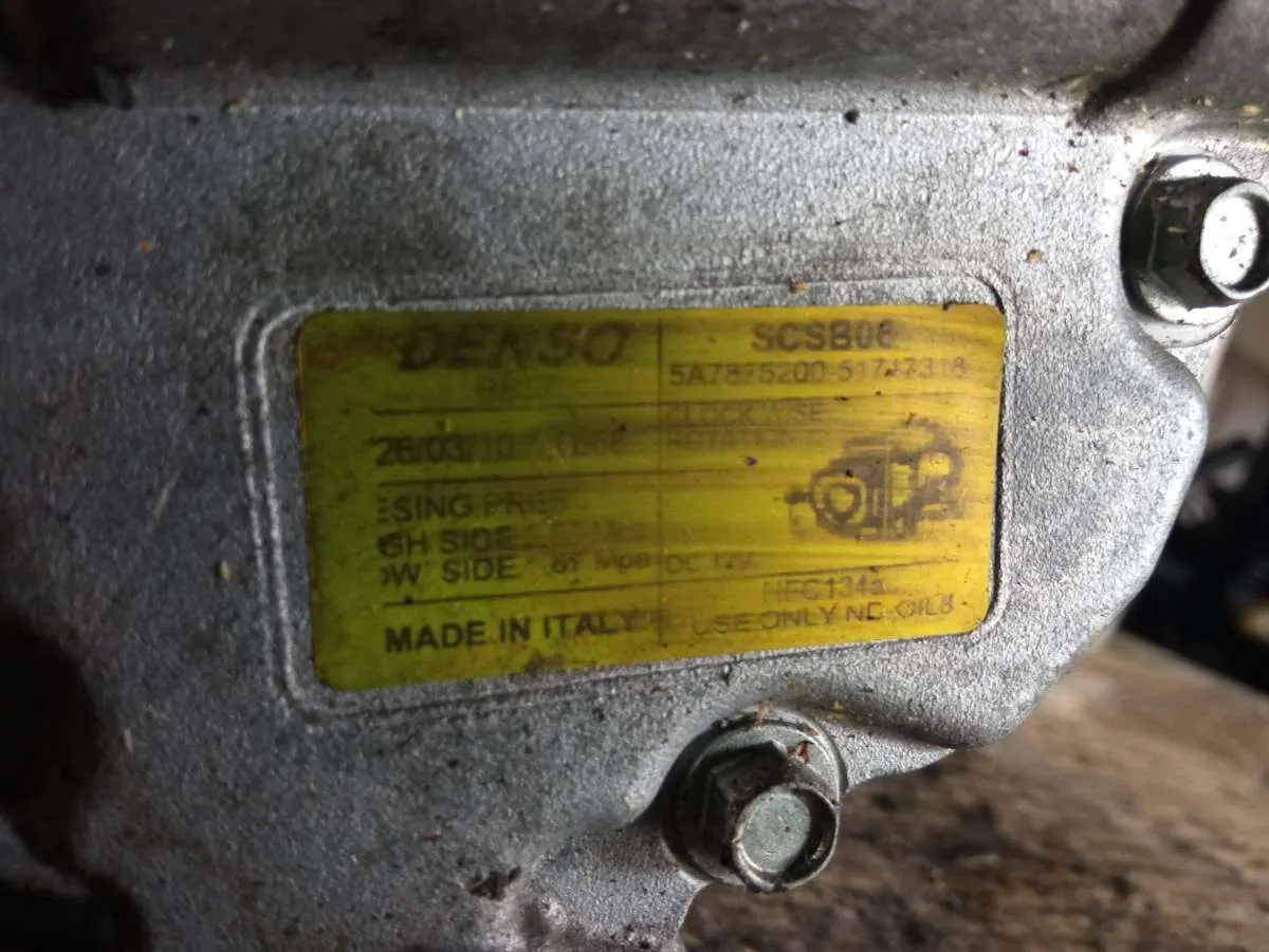 компрессор кондиционера Denso SCSB06 Fiat Panda 3 поколение Артикул IMP-260602-02201