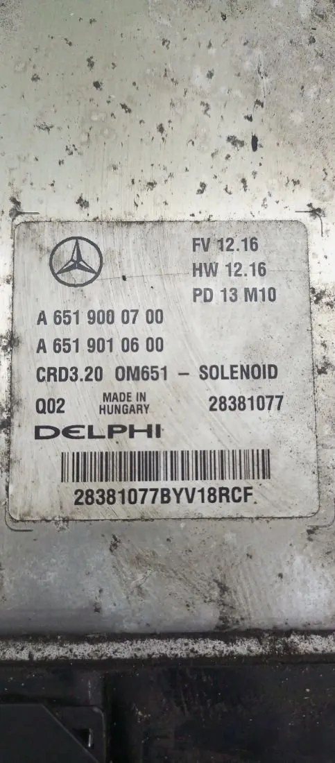 блок управления двигателем Mercedes-Benz Sprinter A6519000700 — фото 4