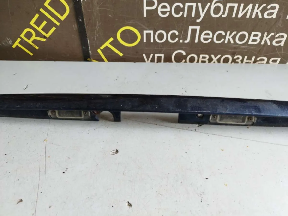 подсветка номера Mercedes-Benz E-klasse AMG W210 — фото 2