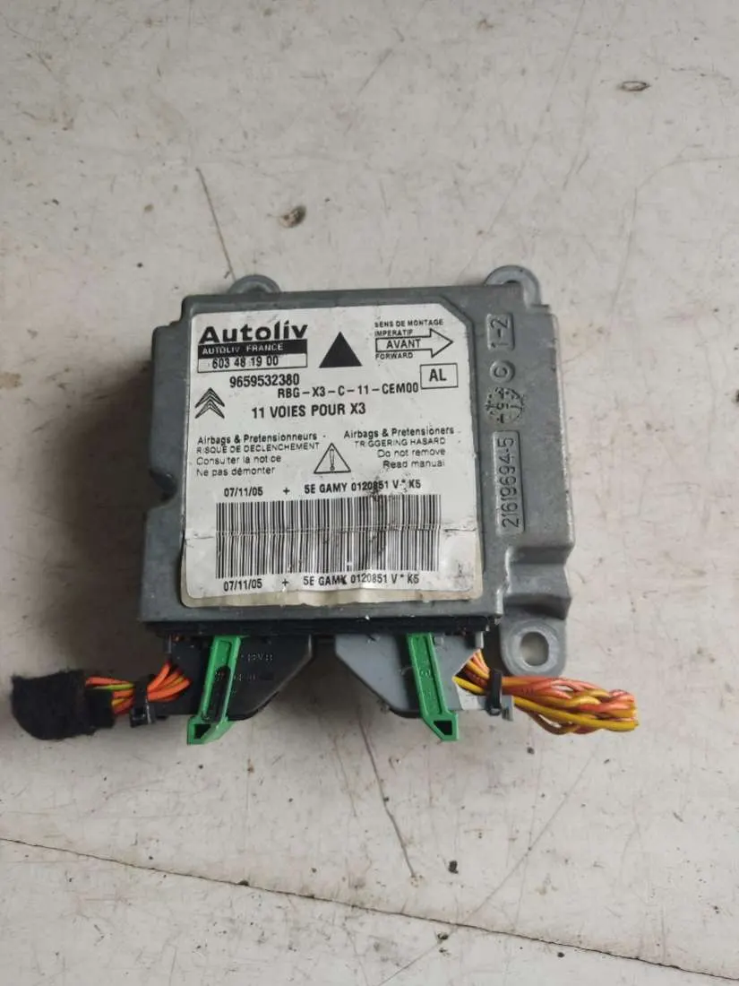 Блок AirBag Citroen C5 1 поколение 9659532380