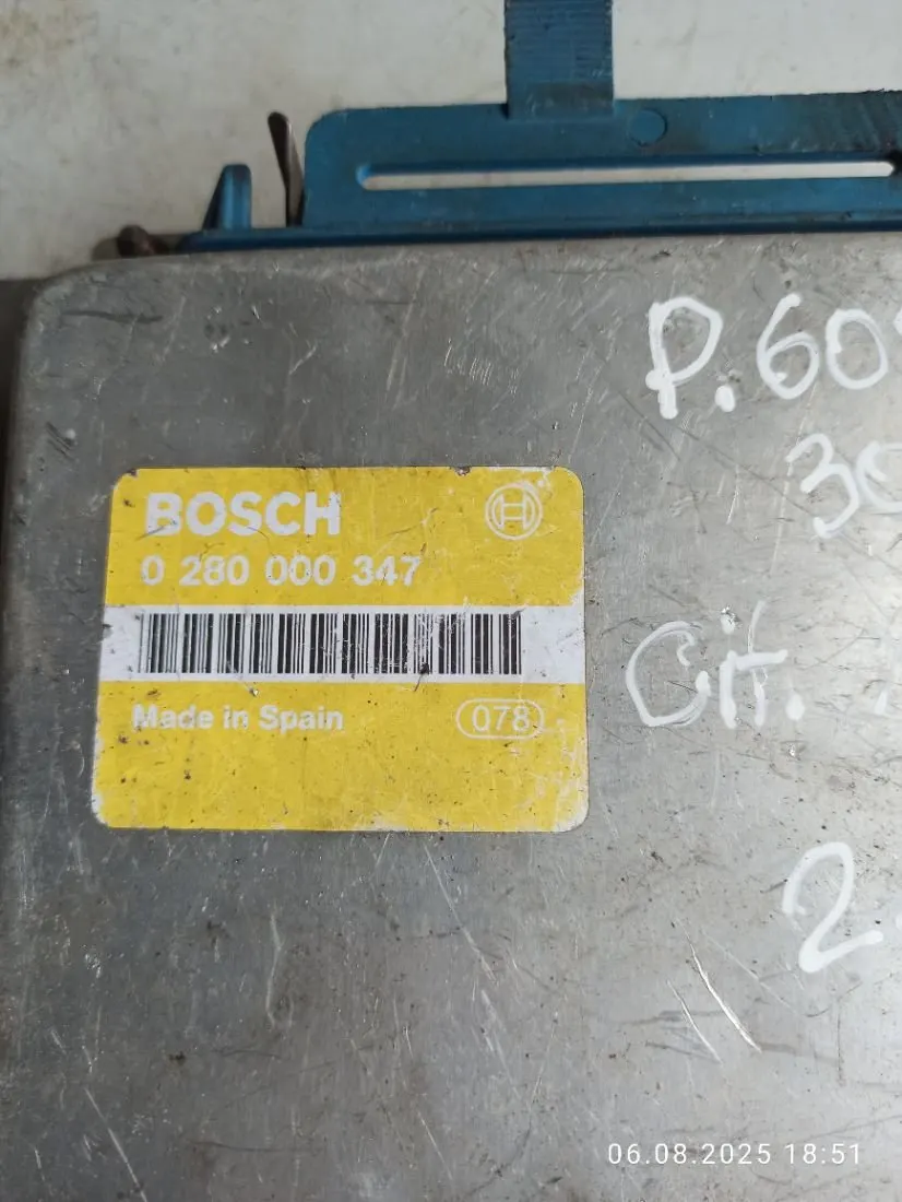 блок управления двигателем Peugeot 605 1 поколение [рестайлинг] 0280000347