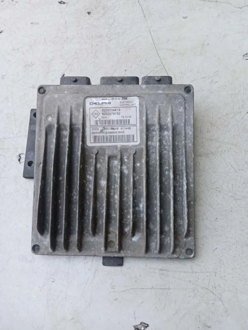 блок управления двигателем Renault Scenic 2 поколение 8200334419