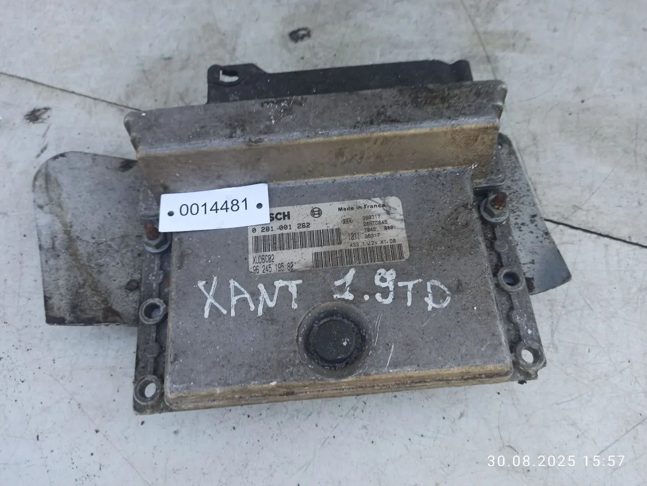 блок управления двигателем Citroen Xantia 1 поколение [рестайлинг] 9624519580