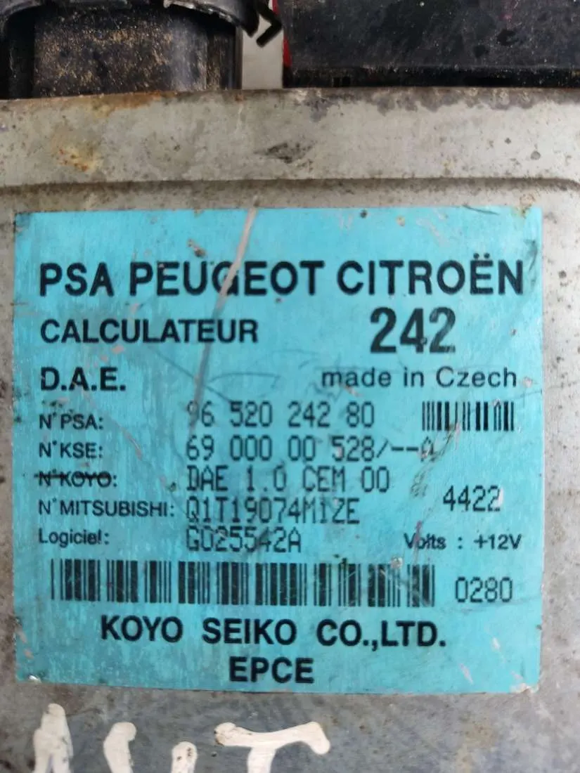 блок управления электроусилителя руля Citroen C3 1 поколение 9652024280 — фото 2