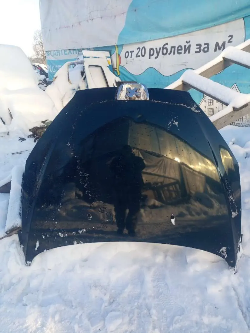 Петля капота левая Peugeot 407 1 поколение