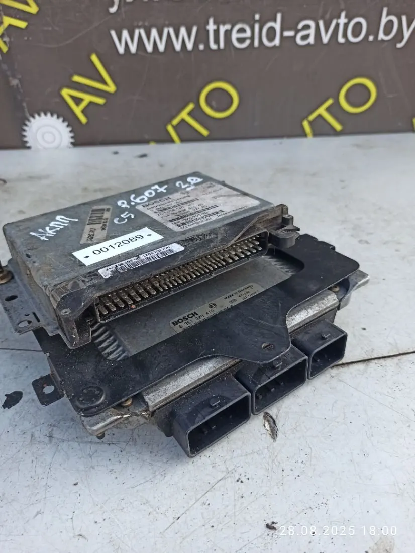 блок управления АКПП Peugeot 607 1 поколение 9641281180