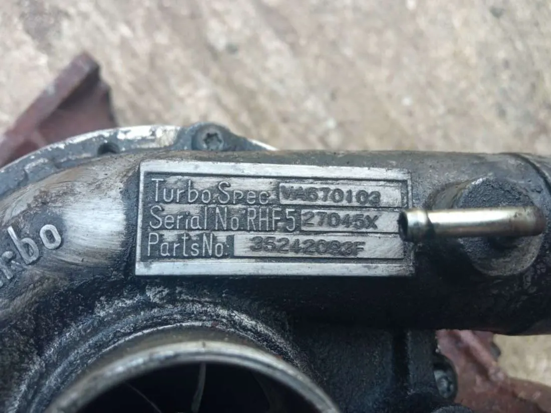 верхняя (малая) турбина 35242093F Chrysler Voyager 4 поколение Артикул IMP-260602-03119