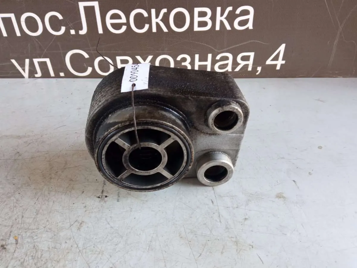 теплообменник масляного фильтра Renault Scenic 3 поколение