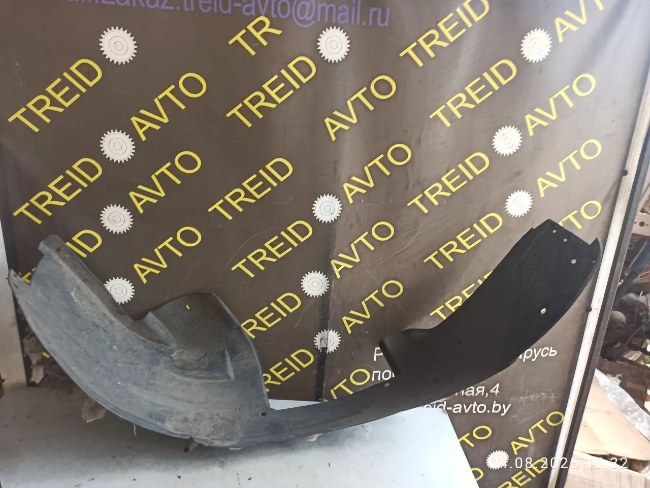 Защита арок передняя правая (подкрылок) Peugeot 607 1 поколение 9647965180