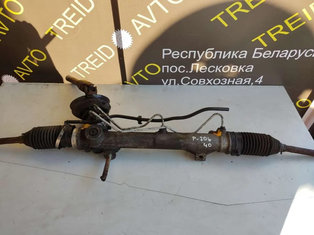 Рулевая рейка без тяг гидравлическая Peugeot 206 1 поколение