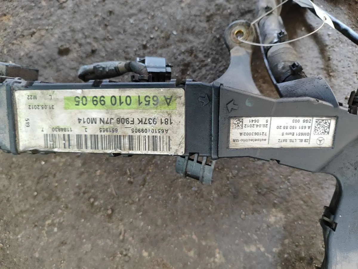 проводка двигателя Mercedes-Benz Sprinter А6511505520 — фото 2