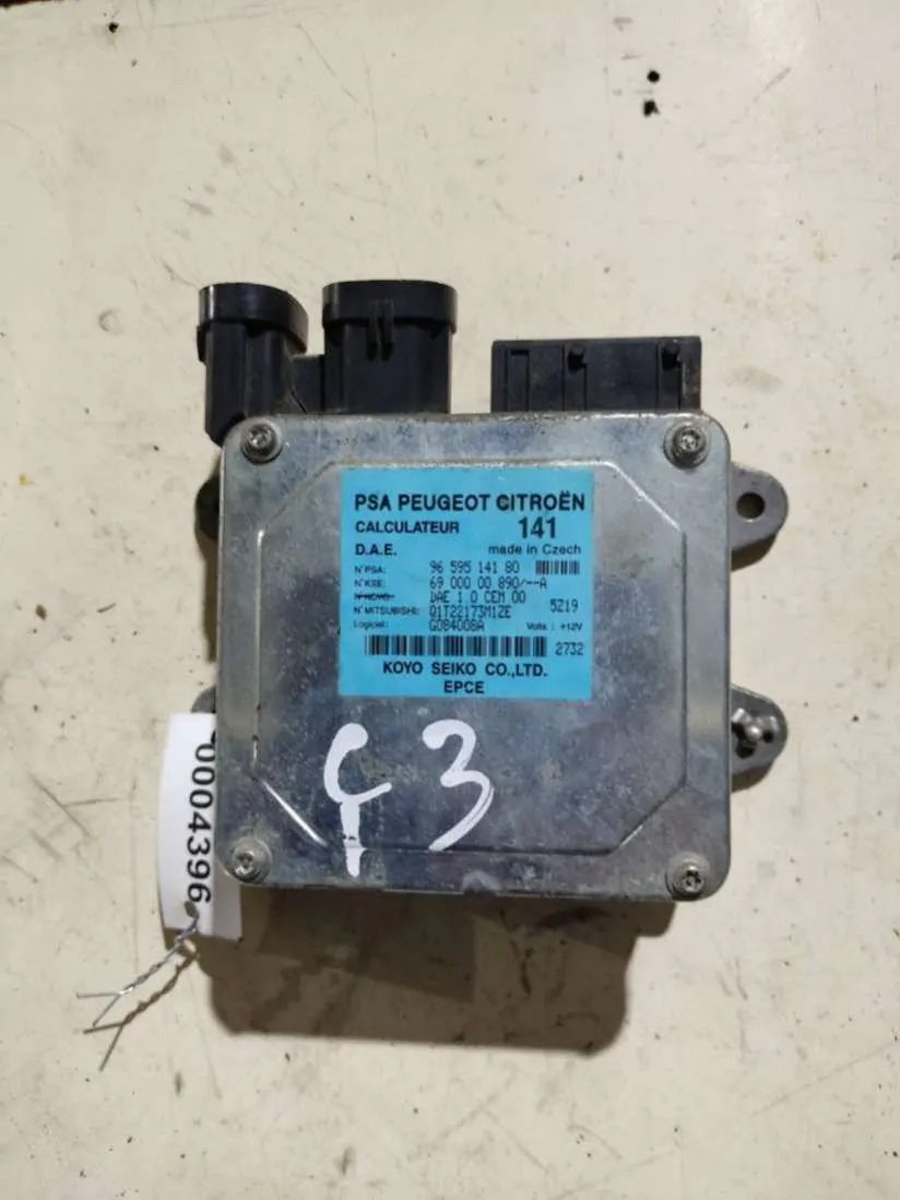 блок управления электроусилителя руля Citroen C3 1 поколение 9659514180