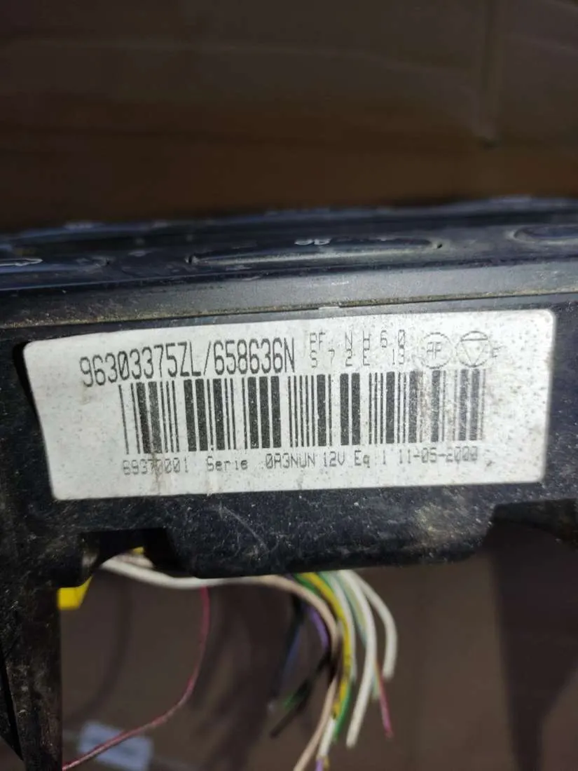блок управления печки/климат-контроля Peugeot 406 1 поколение [рестайлинг] 96303375zl — фото 3