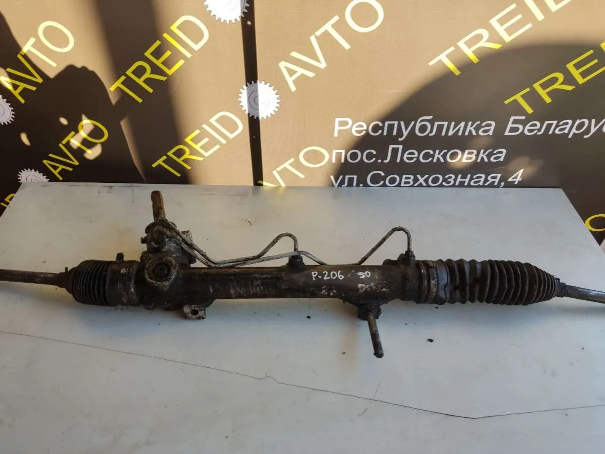 Рулевая рейка без тяг гидравлическая Peugeot 206 1 поколение